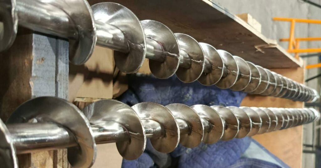 Tornillo sinfín helicoidal inox a medida